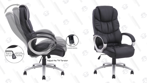 BestOffice Ergonomic PU Leather High Back Office Chair | $70 | Best Choice Products | Promo code BOSS15